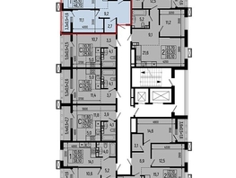 Продается 1-комнатная квартира ЖК Звезды, литер 11, 46.7  м², 8874000 рублей