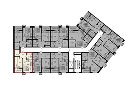 Продается 1-комнатная квартира ЖК Звезды, литер 11, 40.3  м², 4917000 рублей