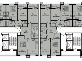 Продается 1-комнатная квартира ЖК Звезды, литер 10, 42.5  м², 5185000 рублей