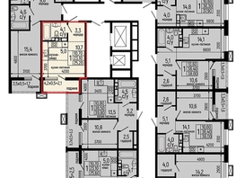 Продается Студия ЖК Звезды, литер 11, 25.2  м², 3758000 рублей