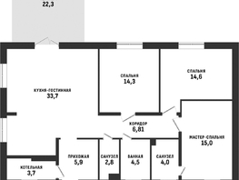 Продается Дом 1 Линия (Первомаец тер. СНТ) ул, 133  м², участок 10 сот., 10600000 рублей