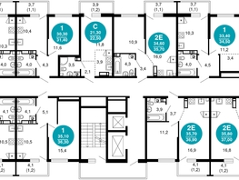 Продается 2-комнатная квартира ЖК Лестория, дом 2, 56.8 м², 26122320 рублей