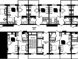 Продается 2-комнатная квартира ЖК Отражение, 2 очередь литера 3, 68.7  м², 10643790 рублей