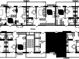 Продается 1-комнатная квартира ЖК Отражение, 2 очередь литера 4, 40.9  м², 6046080 рублей