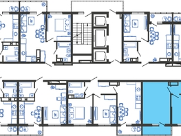 Продается 2-комнатная квартира ЖК Облака-3, дом 1, 59.5  м², 10073350 рублей