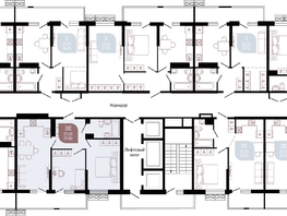 Продается 2-комнатная квартира ЖК Отражение, 2 очередь литера 4, 61.2  м², 7198180 рублей