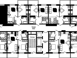 Продается 2-комнатная квартира ЖК Отражение, 2 очередь литера 3, 63.6  м&sup2;, 7918382 рублей