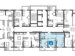 Продается 2-комнатная квартира ЖК Облака-2, блок секция 4-8, 50.7  м², 10160280 рублей