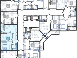 Продается 2-комнатная квартира ЖК Облака-3, дом 1, 51.1  м², 9488248 рублей
