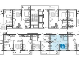 Продается 1-комнатная квартира ЖК Облака-2, блок секция 4-8, 33.6  м², 8243120 рублей