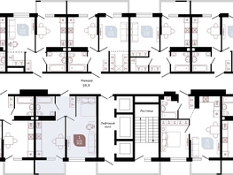 Продается 1-комнатная квартира ЖК Отражение, 2 очередь литера 3, 40.4  м², 6015240 рублей