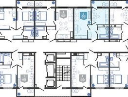 Продается 1-комнатная квартира ЖК Облака-3, дом 1, 33.6  м², 7967904 рублей