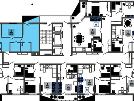 Продается 2-комнатная квартира ЖК Облака-3, дом 1, 60.1  м², 11117899 рублей