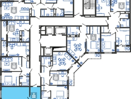 Продается 2-комнатная квартира ЖК Облака-3, дом 1, 62 м², 10524500 рублей