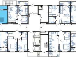 Продается 1-комнатная квартира ЖК Облака-3, дом 1, 33 м², 7236570 рублей