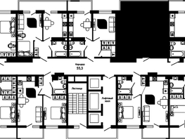 Продается 1-комнатная квартира ЖК Отражение, 2 очередь литера 3, 39.7  м², 6169380 рублей