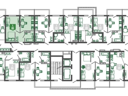 Продается 1-комнатная квартира ЖК Флора, 3 этап литера 4, 33.1  м², 14554189 рублей