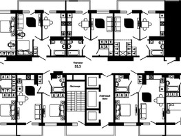 Продается 2-комнатная квартира ЖК Отражение, 1 очередь литера 2, 58.93  м², 8562529 рублей