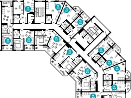 Продается 1-комнатная квартира АО Нескучный сад, корпус 1, 22.6  м², 26869140 рублей