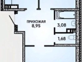 Продается 2-комнатная квартира Героя Георгия Бочарникова ул, 62  м², 6500000 рублей