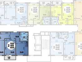 Продается 2-комнатная квартира ЖК Парк у дома, литера 8.3, 62.7  м², 10934880 рублей