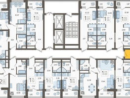 Продается 2-комнатная квартира ЖК Кислород, корпус 2, 50.68  м², 18827620 рублей