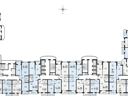 Продается 2-комнатная квартира ЖК Гулливер, литера 1, 57.57  м², 7464526 рублей