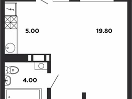 Продается Студия ЖК Neo-квартал Красная площадь, 12, 30.5  м², 5703500 рублей