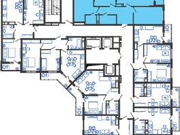 Продается 3-комнатная квартира ЖК Облака-3, дом 1, 79.6  м², 13890200 рублей