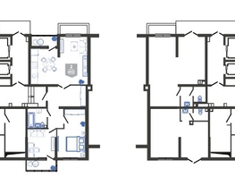 Продается 2-комнатная квартира ЖК Облака-3, дом 1, 48.5  м², 9122850 рублей