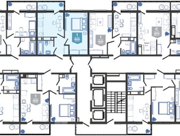 Продается 1-комнатная квартира ЖК Облака-3, дом 1, 35.1  м², 7232355 рублей