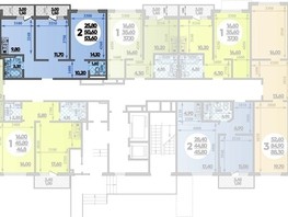 Продается 2-комнатная квартира ЖК Парк у дома, литера 8.3, 53.6  м², 8369999 рублей
