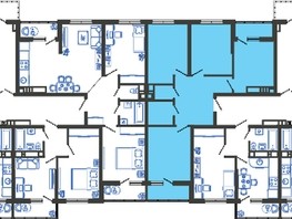 Продается 3-комнатная квартира ЖК Облака-3, дом 1, 68.5  м², 10747650 рублей