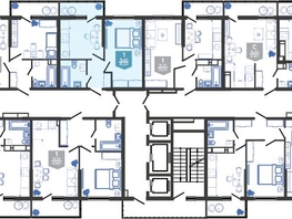 Продается 1-комнатная квартира ЖК Облака-3, дом 1, 32.5  м², 7026500 рублей