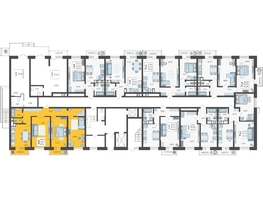 Продается 3-комнатная квартира ЖК Небо, литера 7, 85.1  м², 11445950 рублей