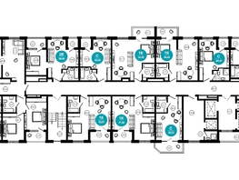 Продается 1-комнатная квартира ЖК Нескучный сад, корпус 2, 37.3  м², 43219510 рублей