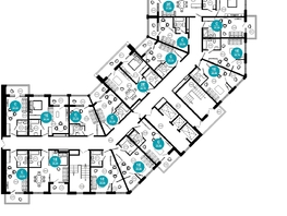 Продается 2-комнатная квартира ЖК Нескучный сад, корпус 2, 44.7  м², 49473960 рублей