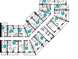 Продается 1-комнатная квартира ЖК Нескучный сад, корпус 2, 45  м², 51075000 рублей