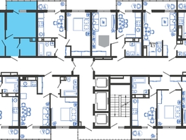 Продается 1-комнатная квартира ЖК Облака-3, дом 1, 36.6  м², 7878150 рублей