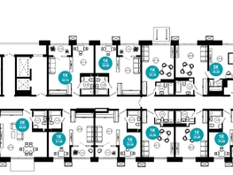 Продается 1-комнатная квартира АО Нескучный сад, корпус 1, 23.5  м², 30707450 рублей