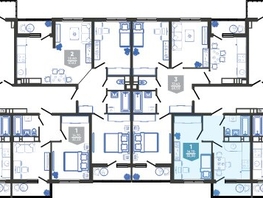 Продается 1-комнатная квартира ЖК Облака-3, дом 1, 32.3  м², 7041400 рублей