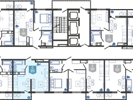 Продается Студия ЖК Облака-3, дом 1, 32.4  м², 6949800 рублей