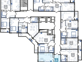 Продается 2-комнатная квартира ЖК Облака-3, дом 1, 59.8  м², 10961340 рублей