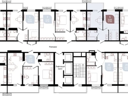 Продается 1-комнатная квартира ЖК Отражение, 2 очередь литера 4, 38.5  м², 5374600 рублей