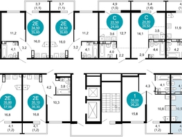 Продается 2-комнатная квартира ЖК Лестория, дом 2, 44.2  м&sup2;, 20086160 рублей