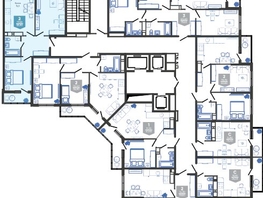 Продается 2-комнатная квартира ЖК Облака-3, дом 1, 55.9  м², 10397400 рублей