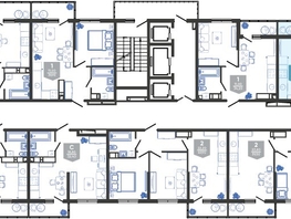 Продается 1-комнатная квартира ЖК Облака-3, дом 1, 33.7  м², 7633050 рублей