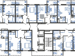 Продается 2-комнатная квартира ЖК Облака-3, дом 1, 60.1  м², 10361240 рублей