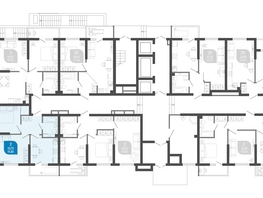 Продается 2-комнатная квартира ЖК Облака-2, блок секция 1-3, 44.9  м², 8625290 рублей