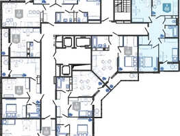 Продается 3-комнатная квартира ЖК Облака-3, дом 1, 72.5 м², 12064000 рублей